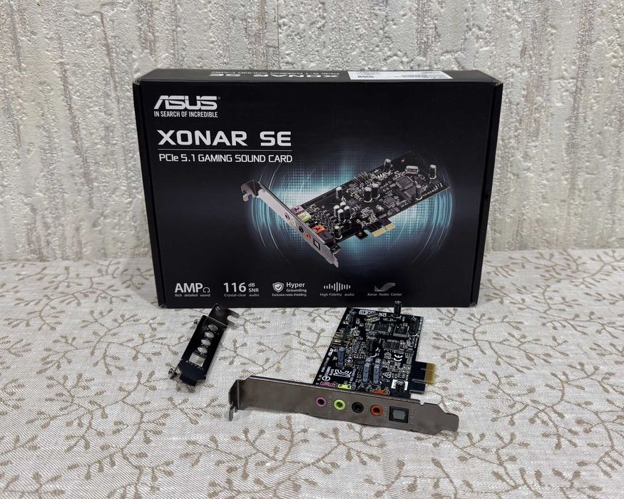 Звукова карта внутрішня ASUS Xonar SE 5.1 24/192 - 2 роки гарантії