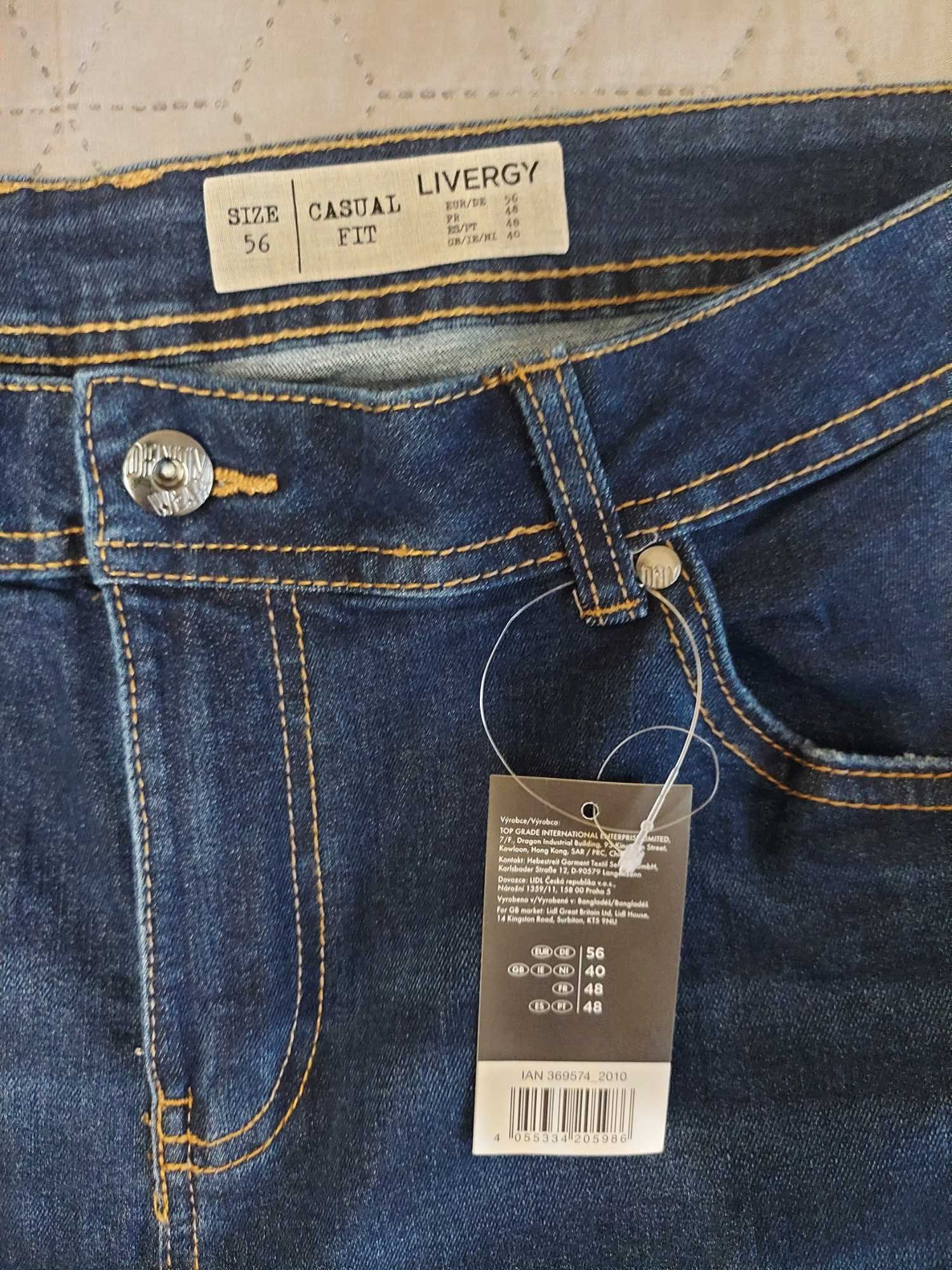 Nowe spodenki jeansowe XL (z metki 56)