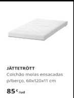 Cama bebe IKEA + Colchão