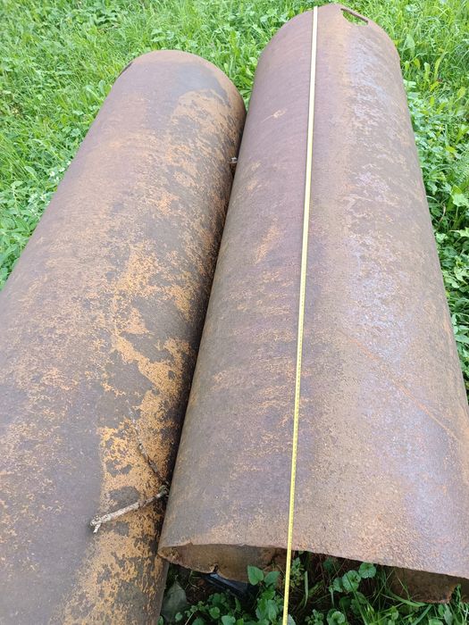 Труби металеві для містка d=720 мм, L= 2,33 м і 2,20 м.