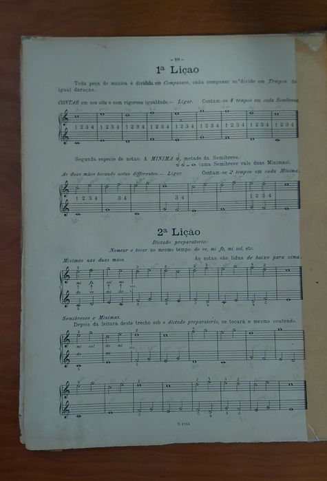 Livros método para piano A. Schmoll