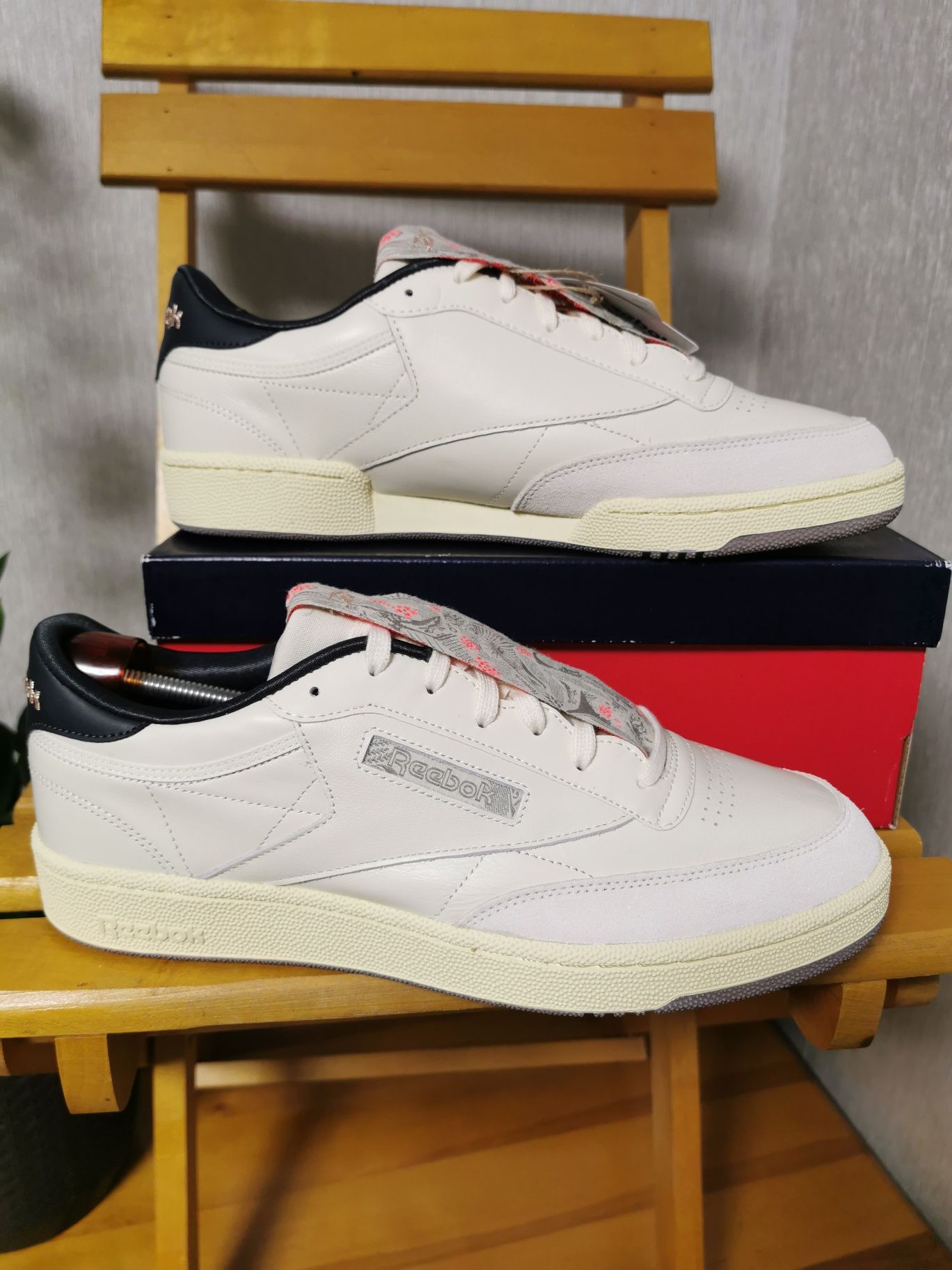 Кожаные кроссовки Reebok Club C 85 FY7510 кеды Оригинал