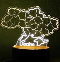 3D нічник "Україна"
