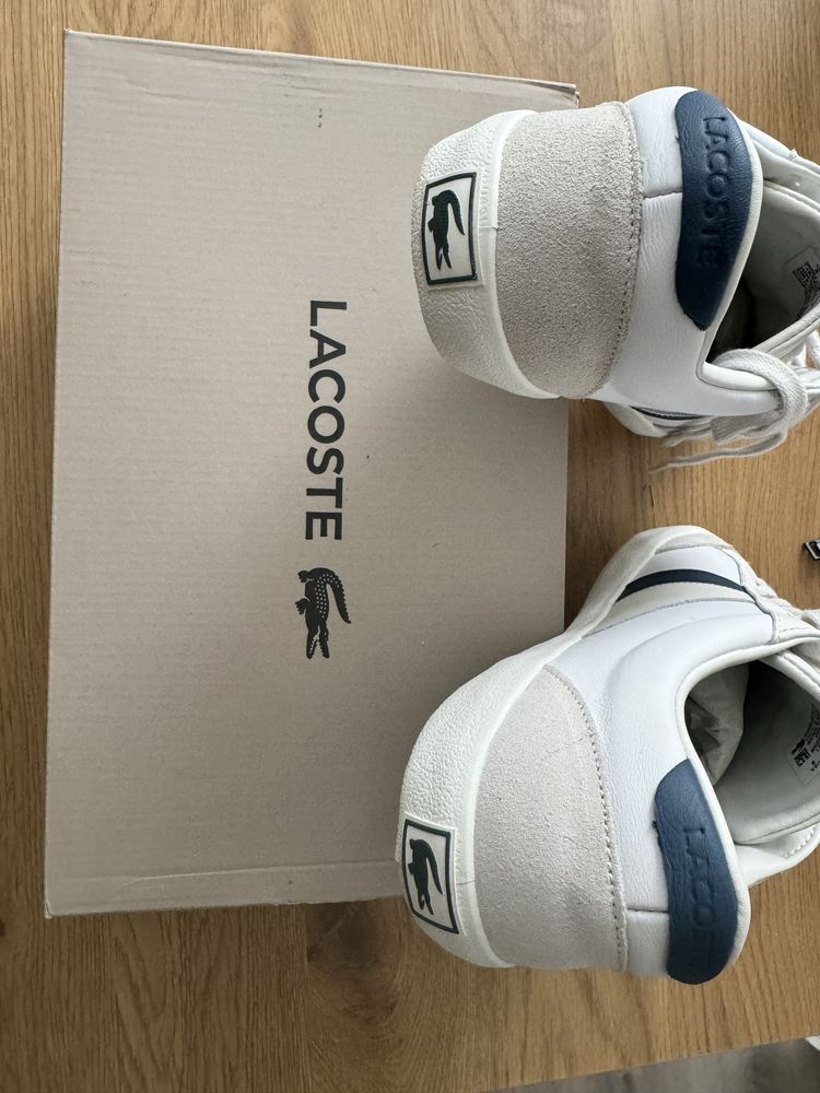 Кеди шкіряні Lacoste 42 р. Оригінал. Нові