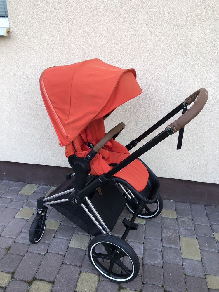 Cybex Priam 4.0 коляска Automn Gold Rose Gold