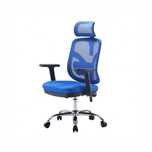 Fotel ergonomiczny ANGEL biurowy obrotowy jOkasta Niebieska