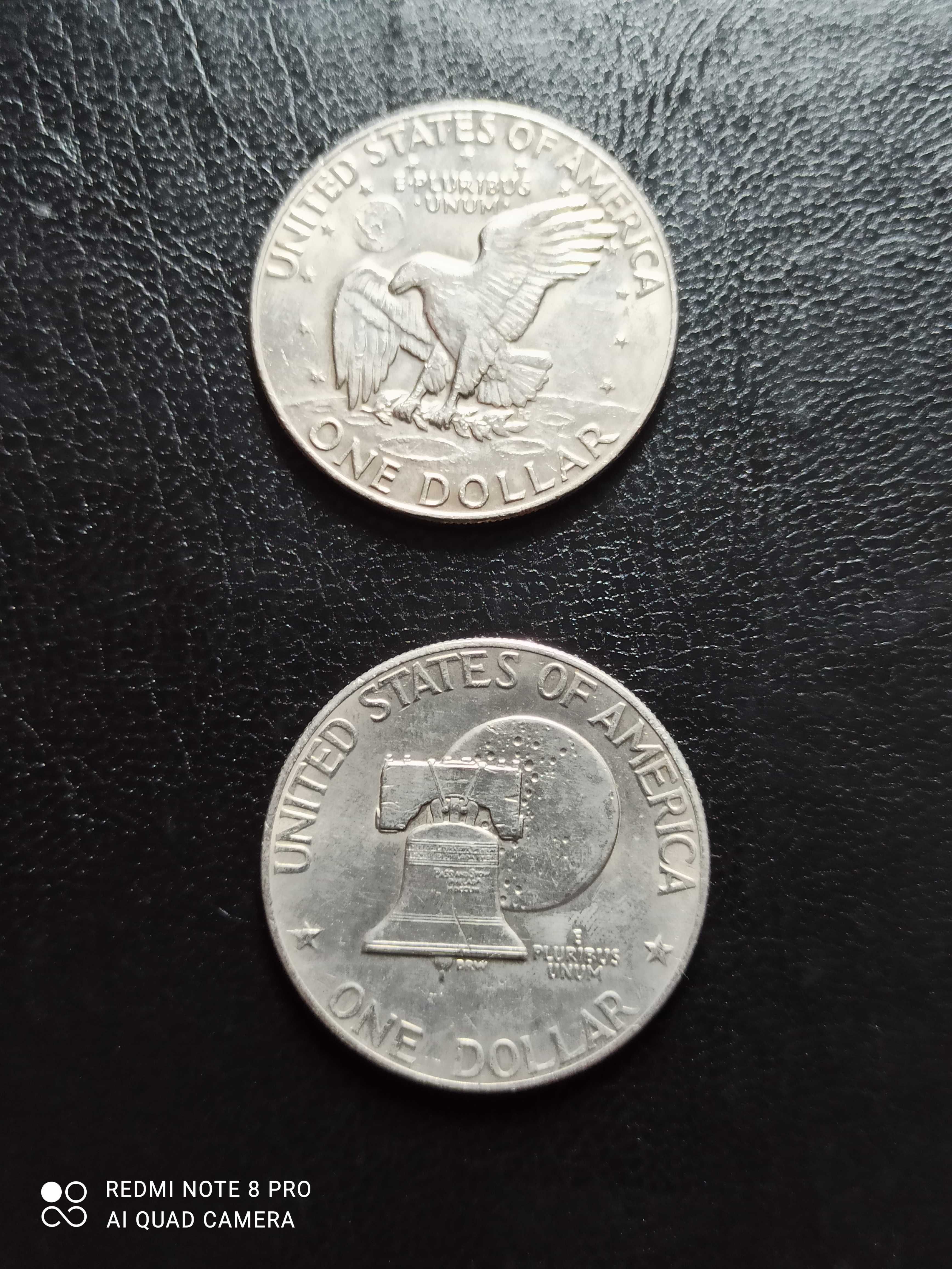 Dollar. Монети США . Долар Ейзенхауера.