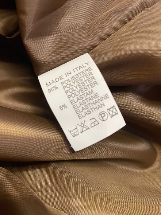 Klasyczny brązowy płaszcz z paskiem trencz damski Made in Italy [866]