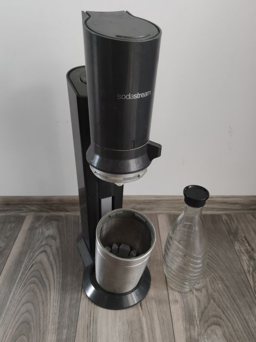 Sodastream crystal + szklana karafka butelka saturator wody gazowanej