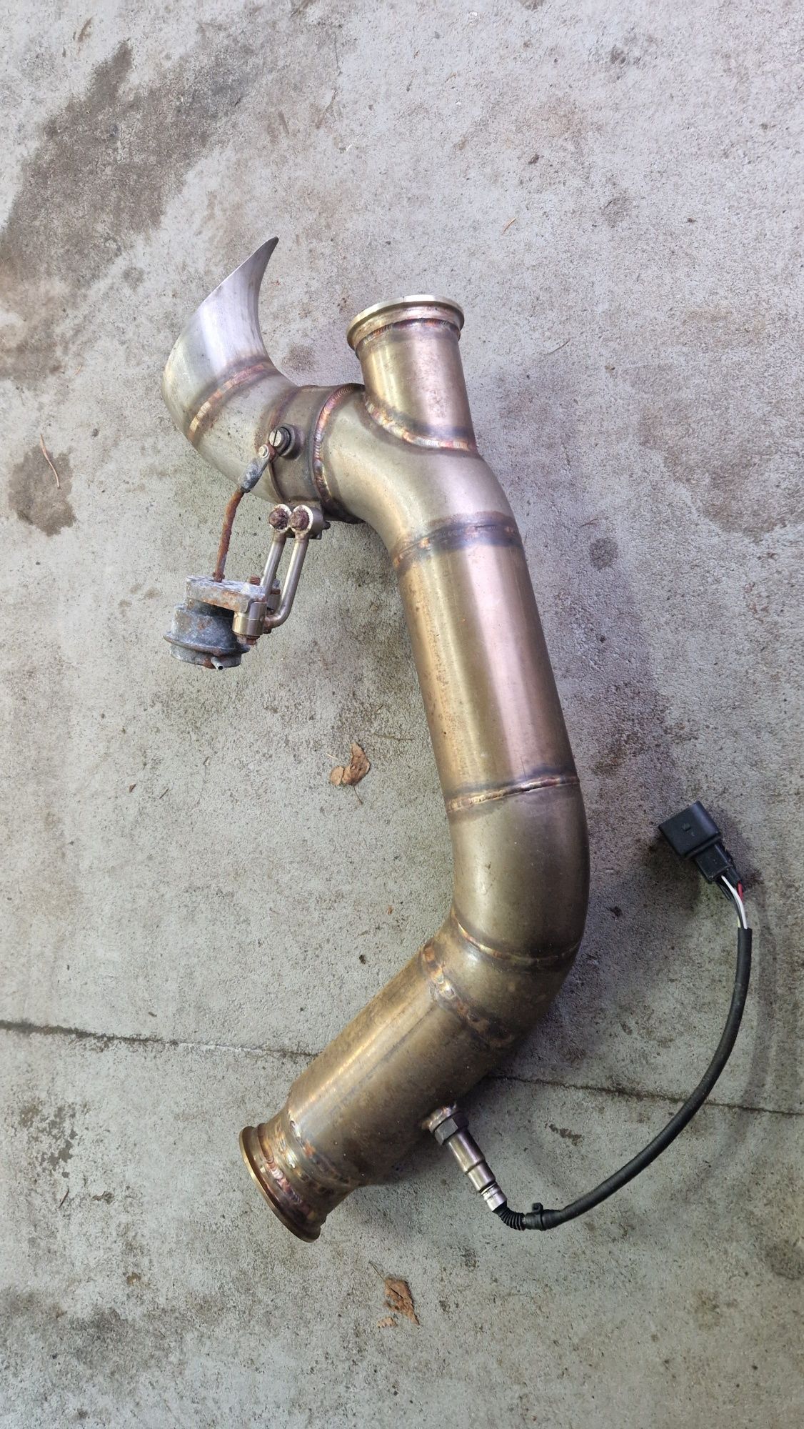 Downpipe 4 cale z przepustnicą BMW TURBO M50 2JZ okazja!