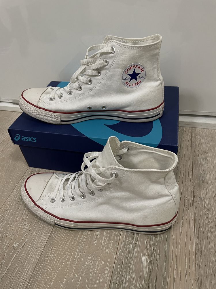 Converse białe r. 44cm, 28,5cm wkładka