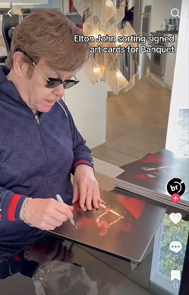 Вінілова платівка Elton John – Diamonds та принт з автографом