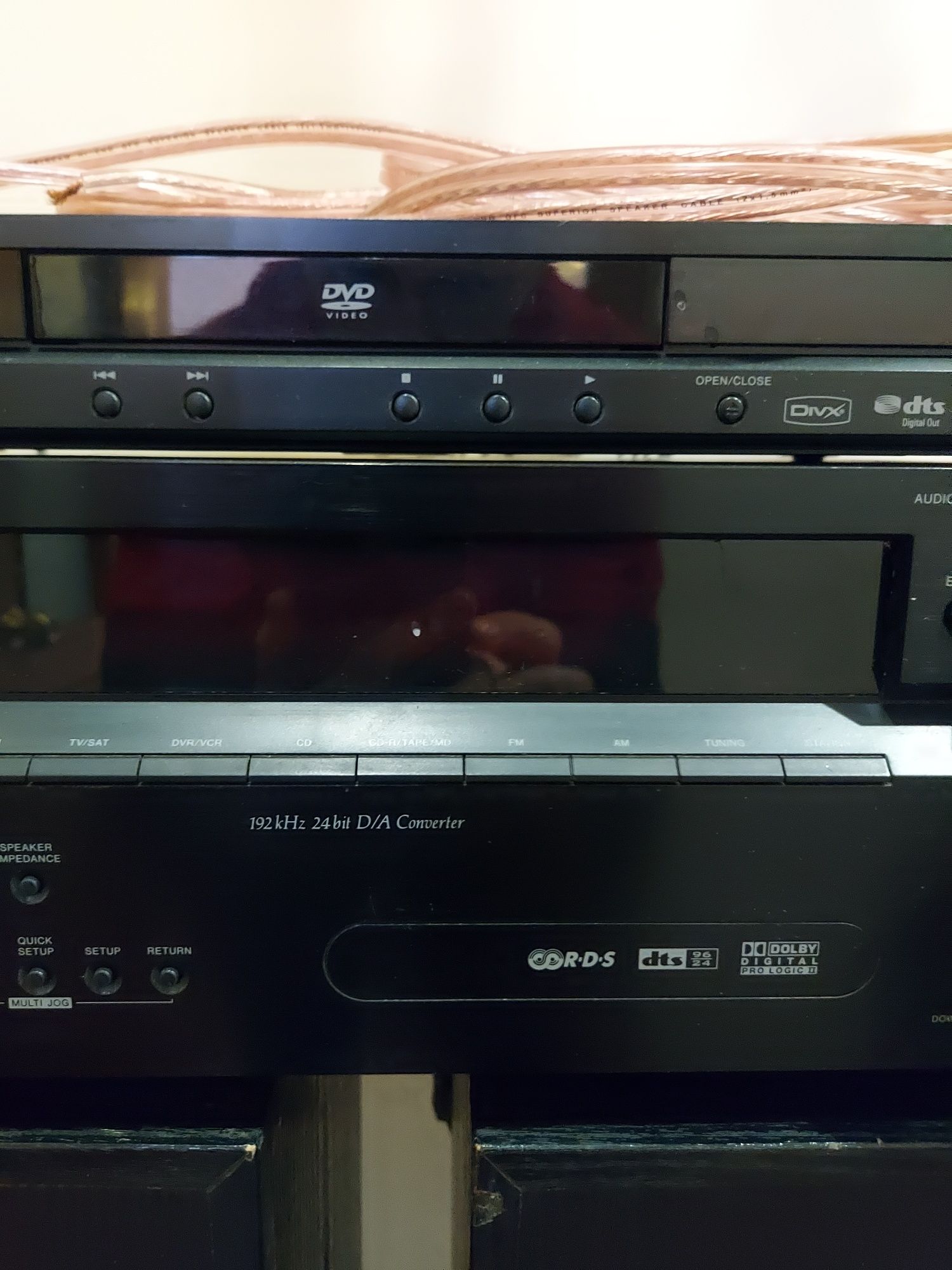 Аудиосистема. Колонки, усилитель и DVD проигрыватель PIONEER