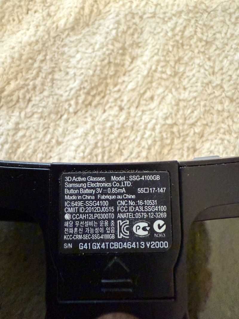 4 x Okulary 3D Samsung SSG-4100GB