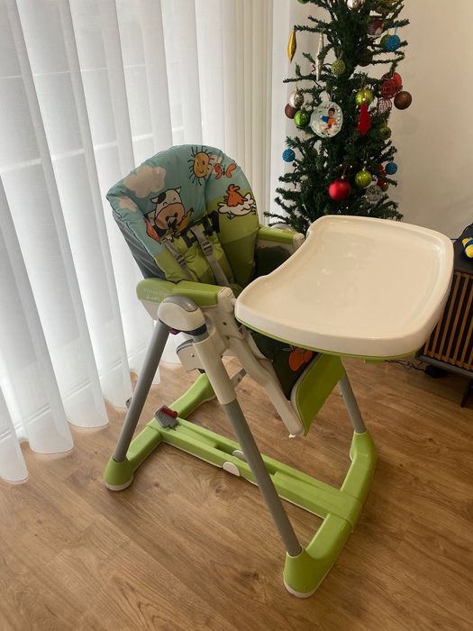 Cadeira da papa bebé com cauxa original
