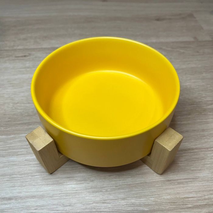 Тарілка для кота собаки миска поилка керамическая для корма