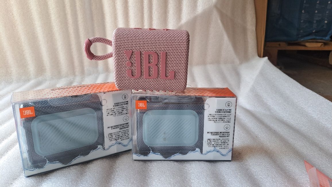 Głośnik Bluetooth JBL GO 3 - 4,2W - niebieski nowy