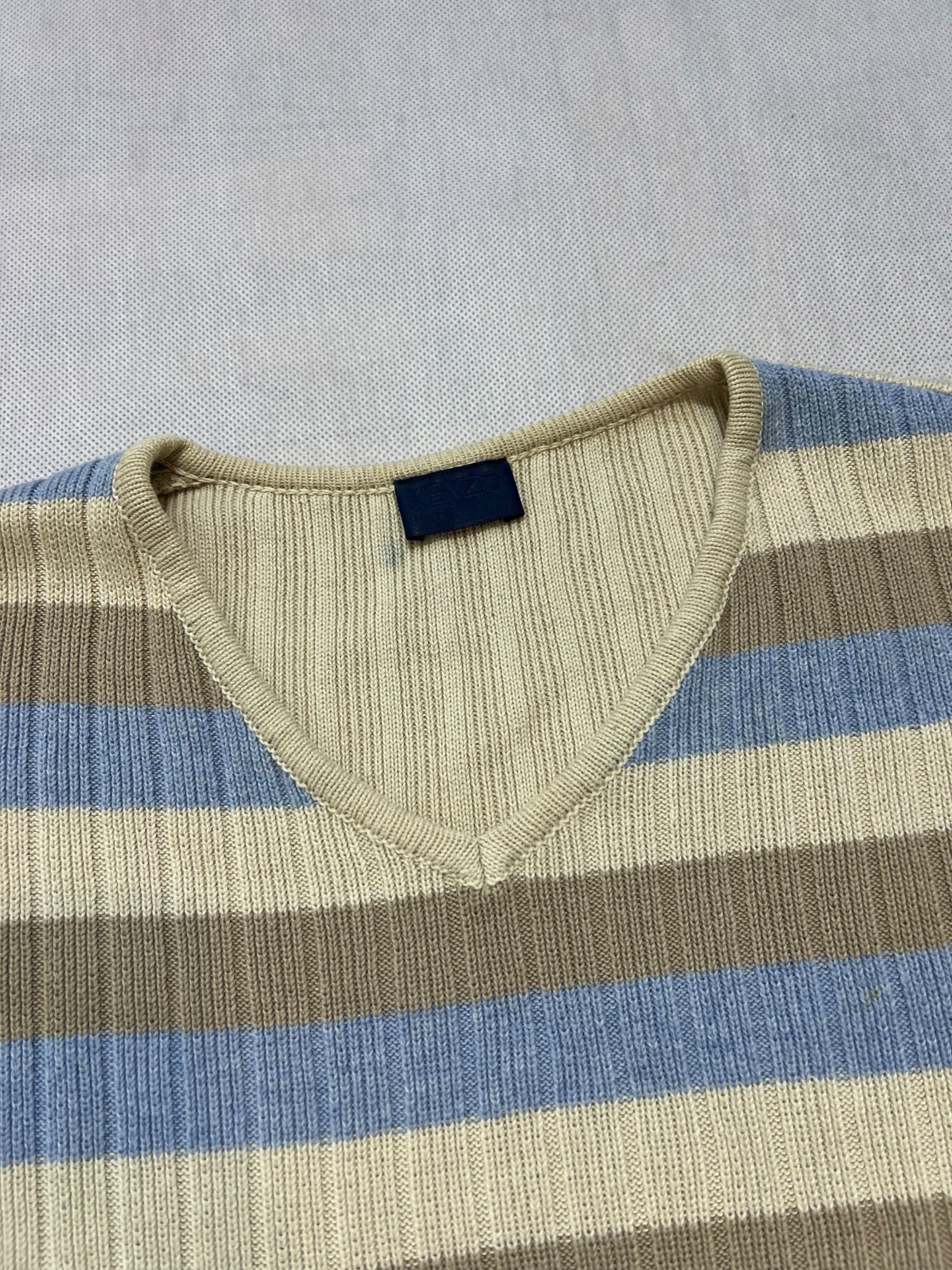 Sweter Kenzo Homme v-neck vintage