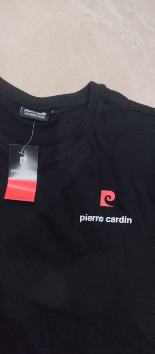 Koszulka t-shirt męska L Pierre Cardin czarna