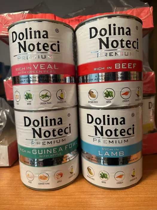 Mokra karma Dolina Noteci Premium 12sztuk po 800 g MIX