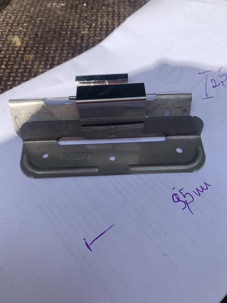 Prefa haftra przesuwna 25mm A2 nierdzewna 100szt
