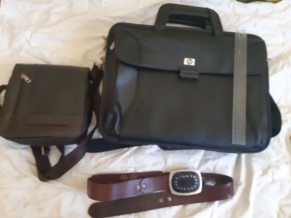 Шкіряні Сумка портфель для ноутбука ремінь