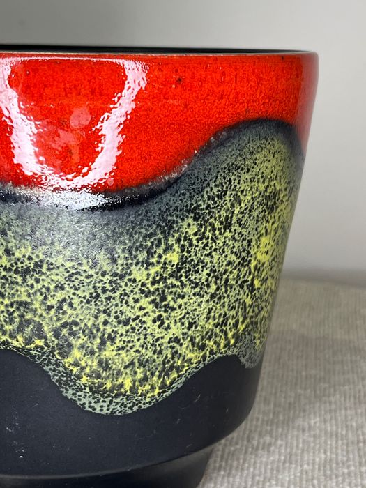 Ceramiczna doniczka Fat Lava Dumler&Breiden 700-16. West Germany