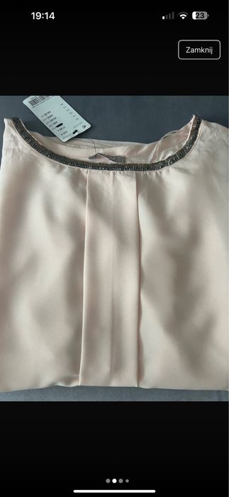 Orsay klasyczna elegancka bluzka z cekinami M 38