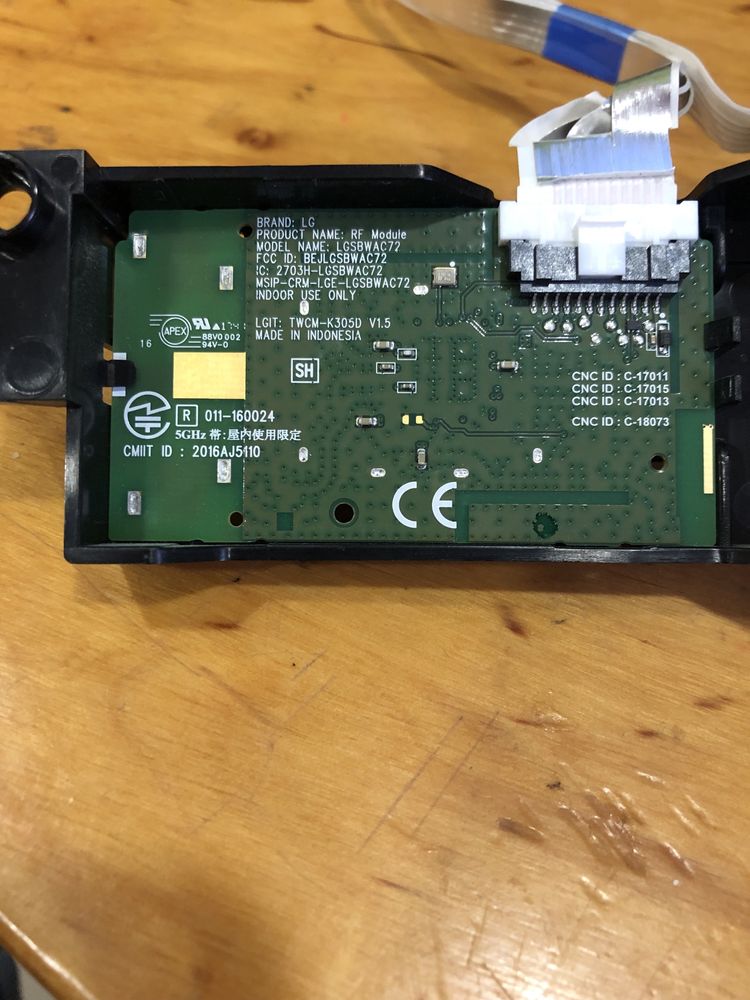 Модуль wifi lgsbwac72 и кнопки max654054