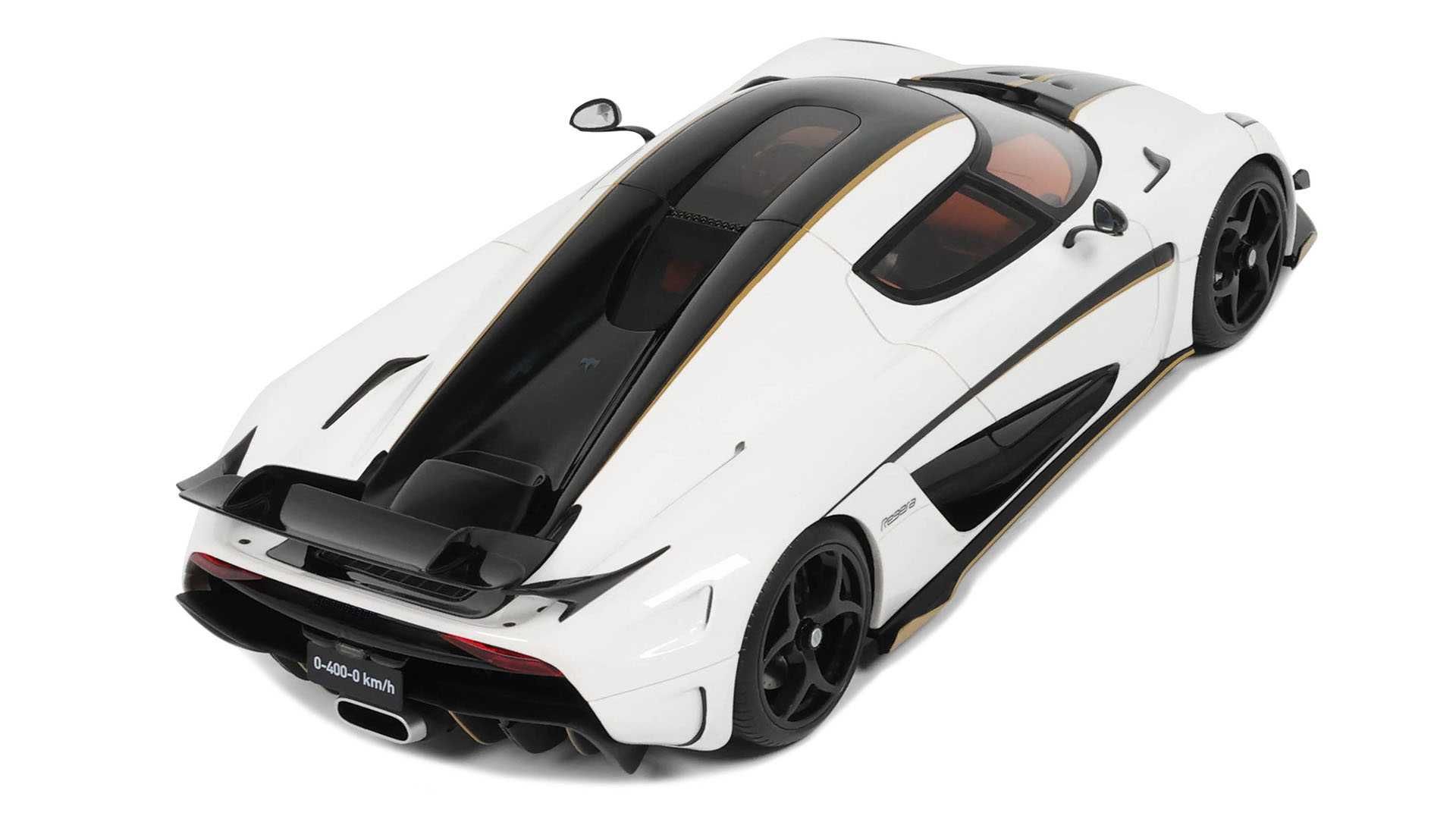 Model 1:18 GT Spirit Koenigsegg Regera World Record Car 2023 white
