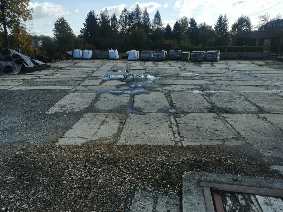 Plac parking działka