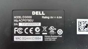 Stacja Dokująca Dell D3000 + zasilacz + kabel USB-C