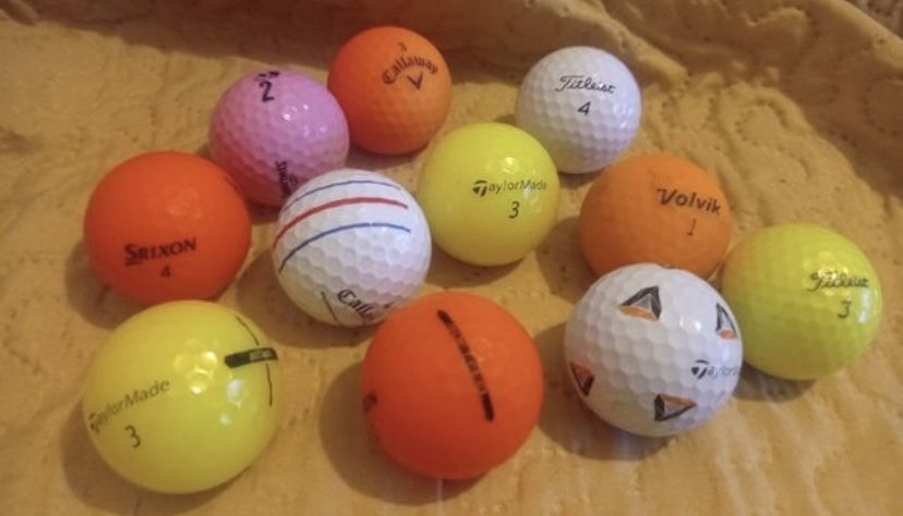 Bolas de golfe semi novas