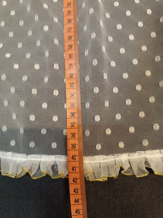 Przecudowny komplet firanka z zazdrostkami