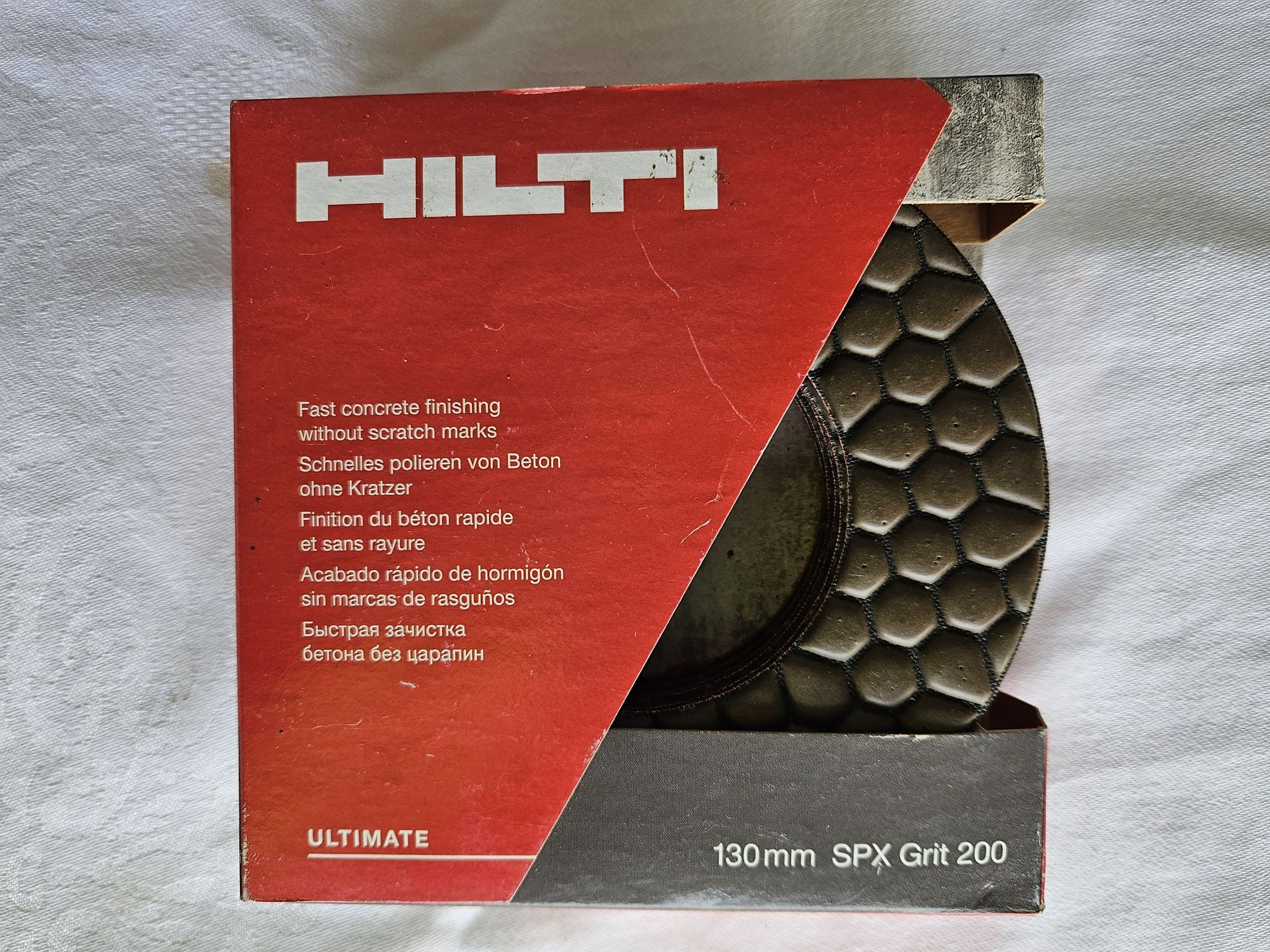 Tarcze polerskie diamentowe Hilti 130 mm SPX Grit 200 Nowe! 6 sztuk