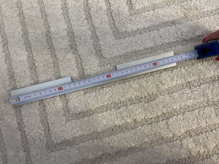 Uchwyty do szafek kuchennych włoskie aluminium szczotkowane