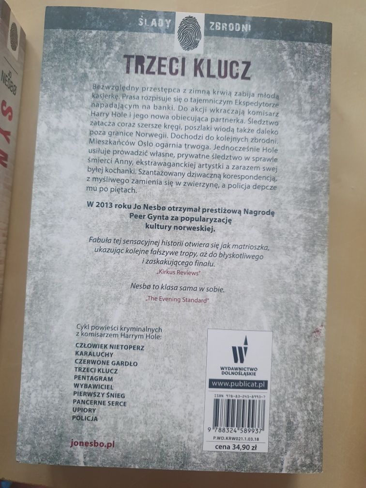 Książka Trzeci klucz Jo Nesbo