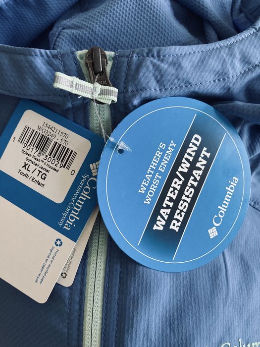 Kurtka wiatrówka przeciwseszczowa wiatro szczelna Columbia 152-164