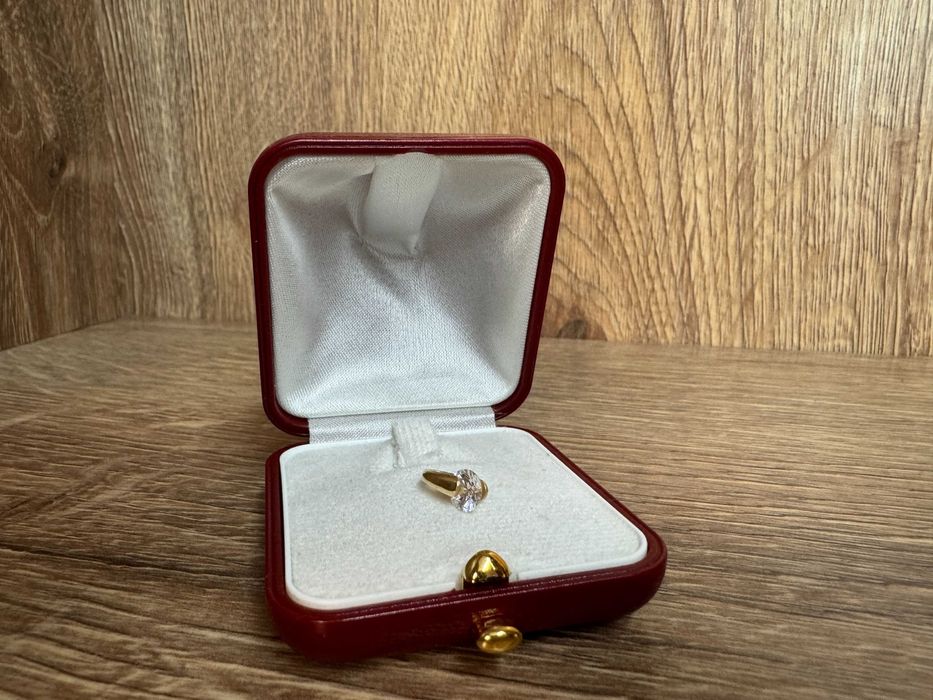 Wyrób Jubilerski  Złota Zawieszka z Kamieniem Próba 585 Waga 0.97g