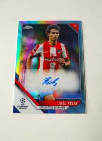 Joao Felix topps chrome auto autograf Atletico Madryt topps