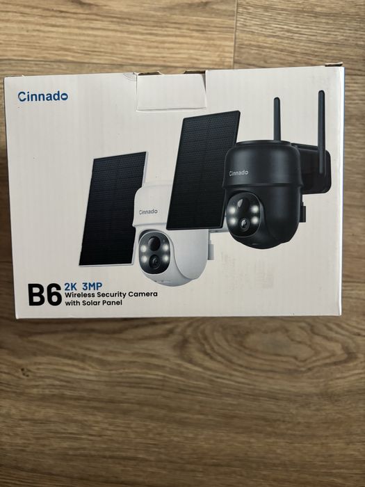 Kamera solarna WiFi Cinnado B6 2K- pełna ochrona obrotwa kamera