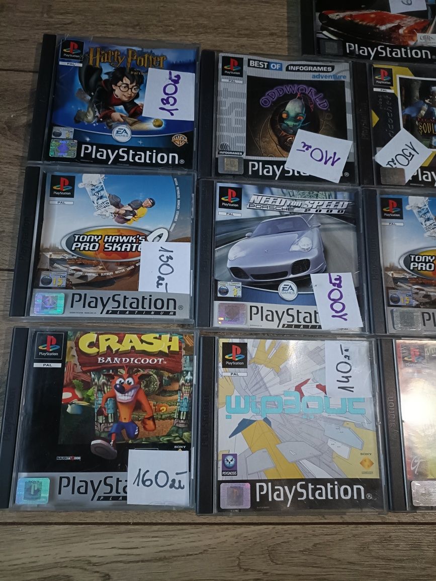 Gry PlayStation psx crash ctr final fantasty GTA Harry Potter