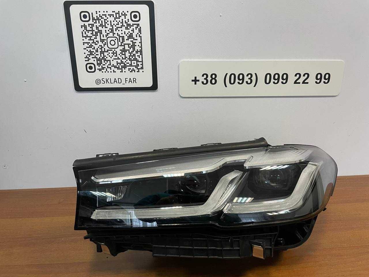 Фары фара BMW 5 G30 f90 2020+ lci full led USA БМВ Г30 Ф90 лед
