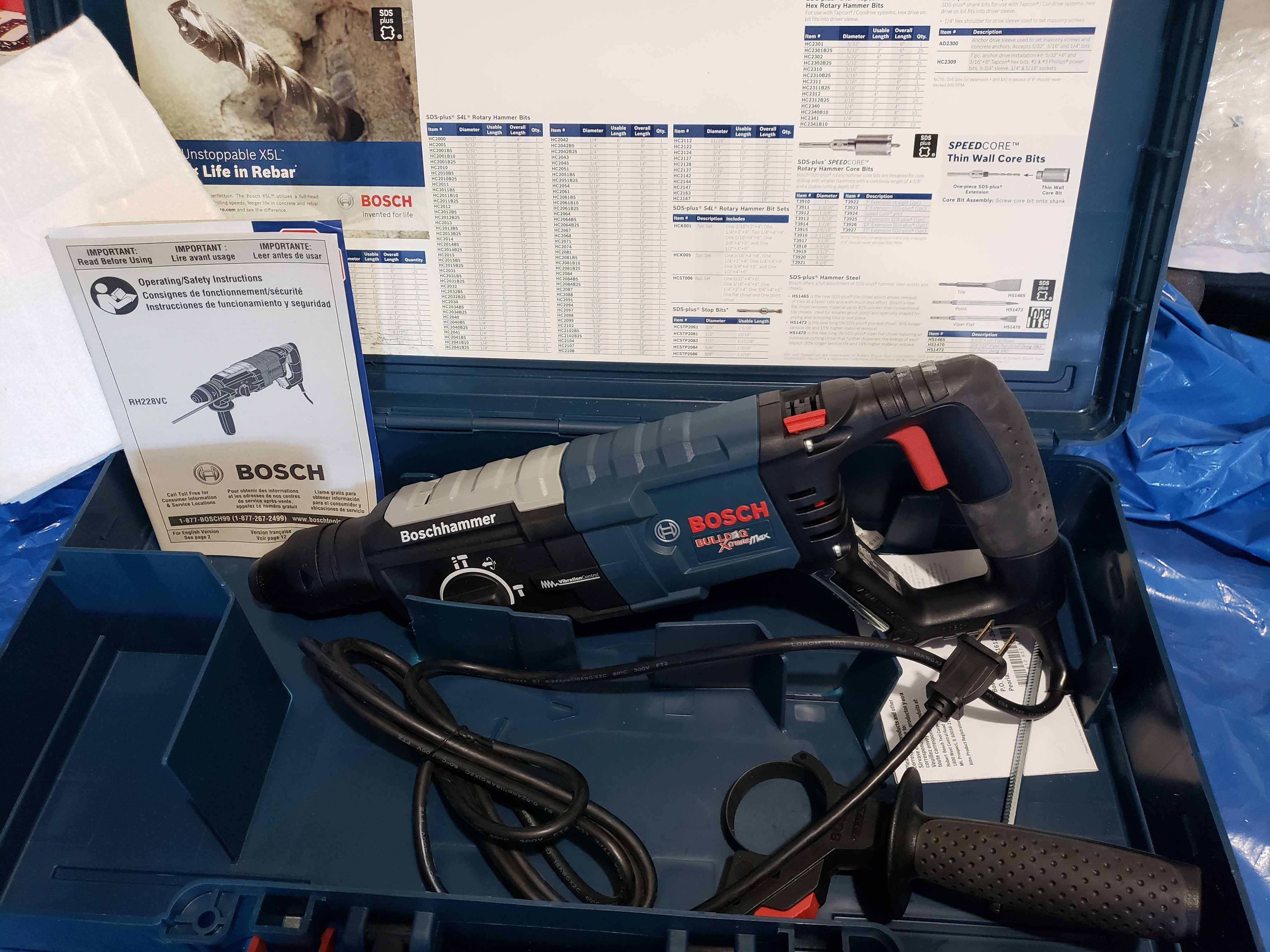 BOSCH młotowiertarka SDS plus 110v