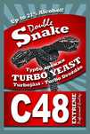 Турбо-дрожжи Doble SNAKE C-48 turbo yeast, 130 г