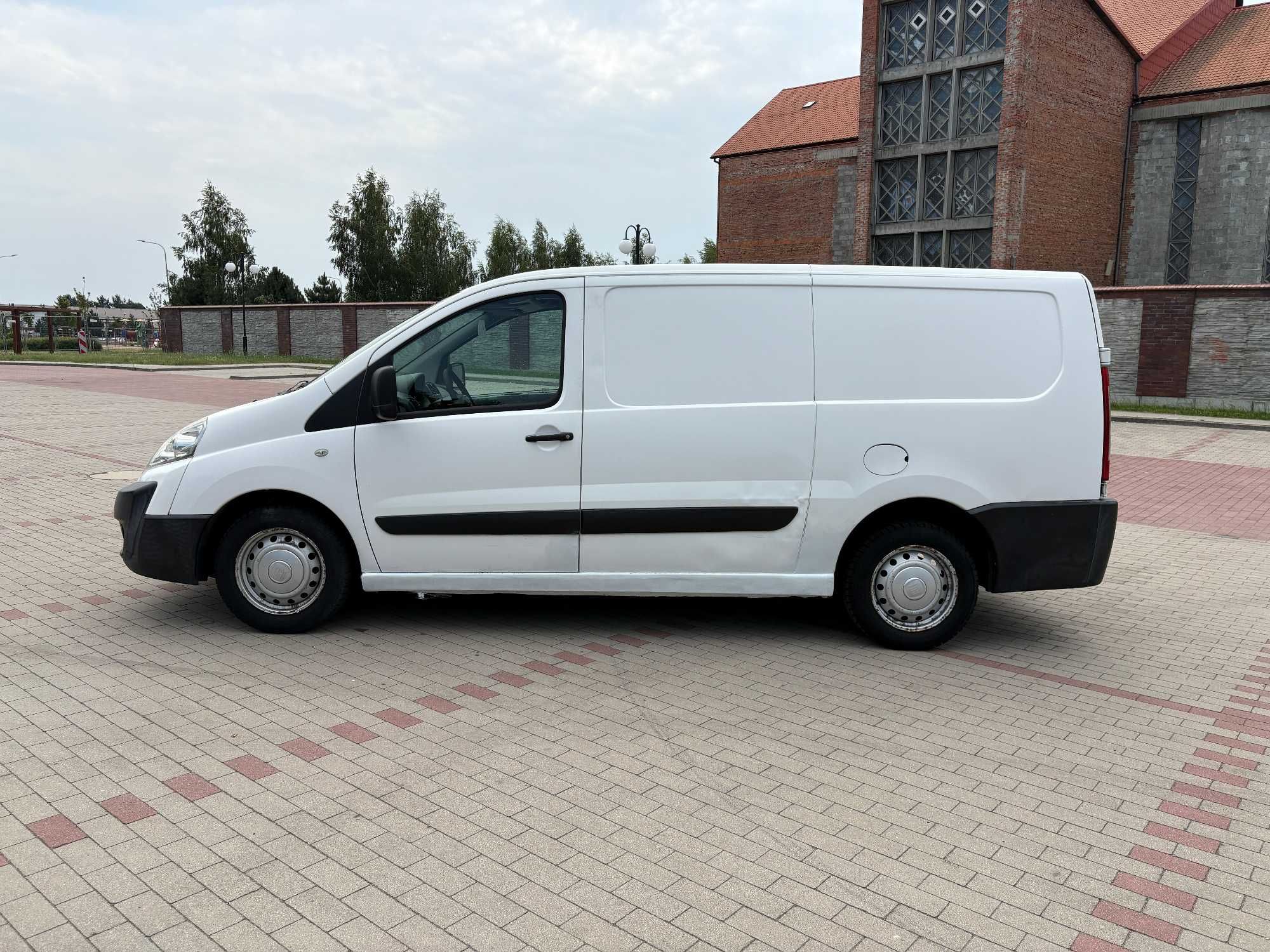 Fiat Scudo long 2.0hdi 120km. rok 2008 3 osobowy zarejestrowany klima