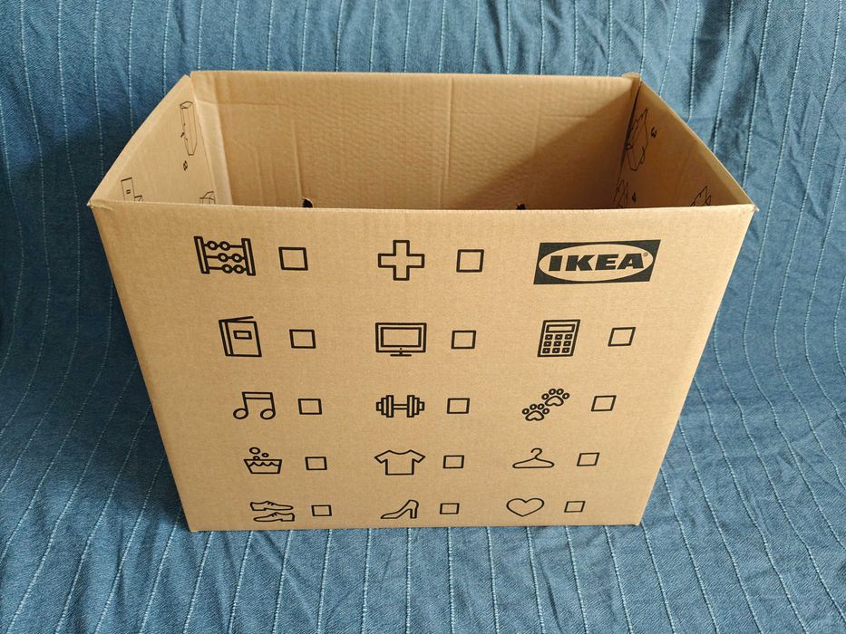 Zestaw do przeprowadzki lub przechowywania - kartony, torby - Ikea