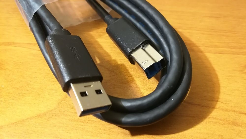 Nowe kable USB 3.0 wtyk A -> B 185cm kabel do drukarek, monitorów, fax