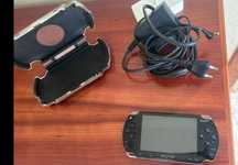 PsP com capa e carregador