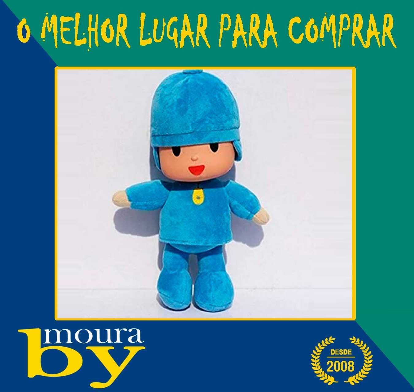 3 Peluches  Pocoyo Elly Pato Duck Elephant Stuffed